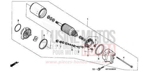 MOTEUR DE DEMARRAGE VFR750RJ de 1988